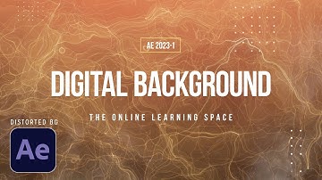 Distorted Digital Background | After Effects Tutorial