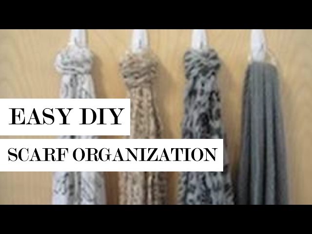 easyandsimpleideas, How to make scarf hanger, #lifehackideas