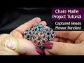Project Tutorial - Captured Beads Flower Pendant