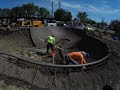 Time-lapse of the construction of the Beardsley Skatepark Bowl