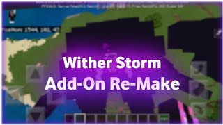 MCPEDL on X: WITHER STORM… - Addon -  - By  鸥吃鱼 / X