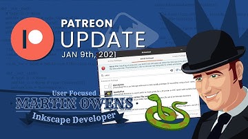 Inkscape Extension Manager Eaten by Upstream Snakes! - Patreon Update 9th Jan 2021