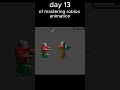 day 12 of animation #roblox #blendergameengine #blenderanimation #creativeblender #blender