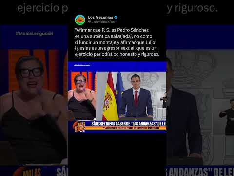 "Afirmar que P. S. es Pedro Sánchez es una salvajada" 🤷🏻‍♂️😂 | La defensa de Loreto en TelePedro