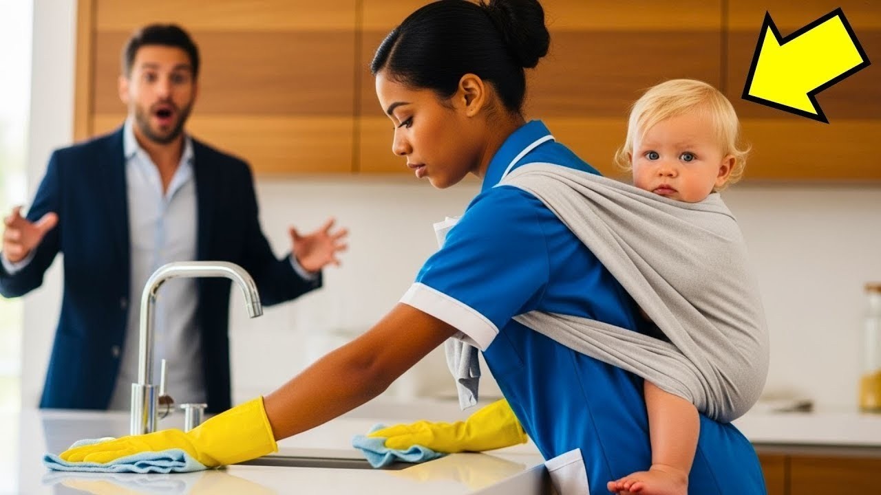 Millionär entdeckt Angestellte mit seinem Baby im Arm – und ist völlig schockiert!