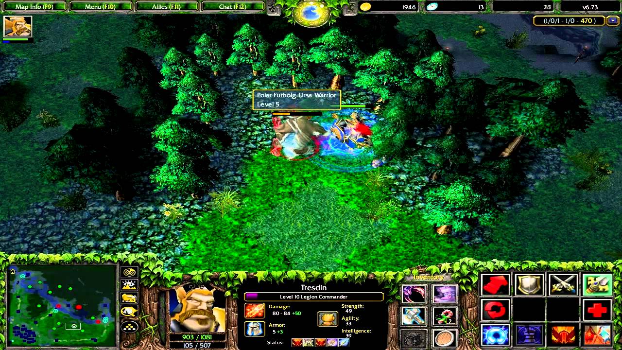 Let's Play DotA 6.73: ... Dota 1 Legion Commander