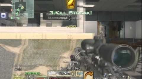 Modern Warfare 2 - Team Deathmatch -  25/6 Sniper