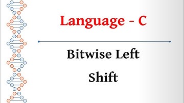 Language Tamil - C - Bitwise Left Shift