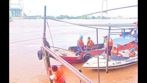 Tìm được thi thể công nhân gặp nạn ở công trình cầu Mỹ Thuận 2