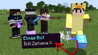 Minecraft Manhunt ama Ben Sınırsız İKİLİ ZIPLAMA Yapabiliyorum...