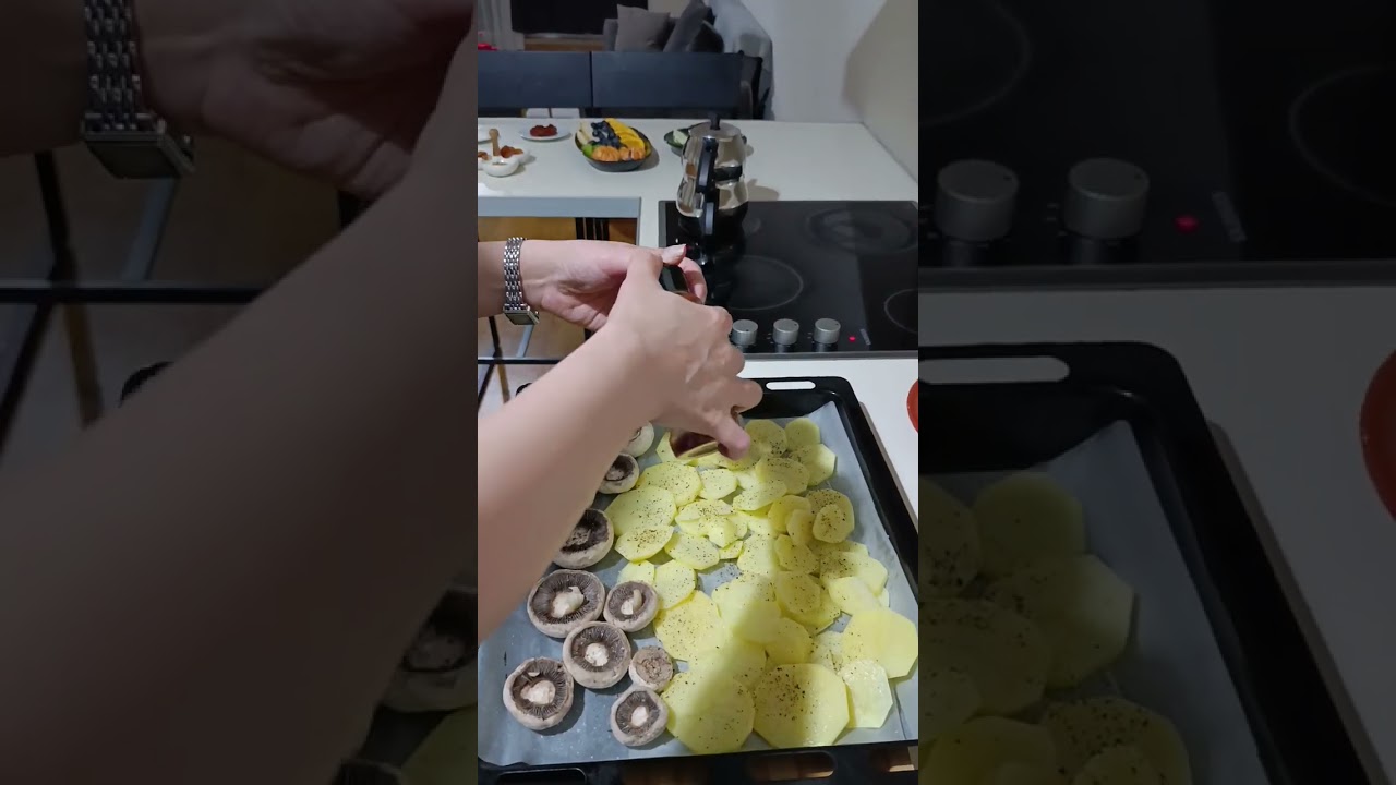 Patatesli Mantarlı Etli Fırın Yemeği | Pratik Akşam Yemeği Tarifi