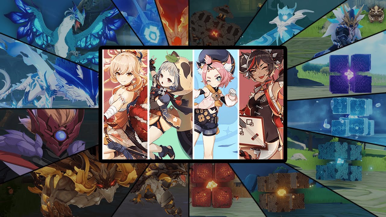 Current Banner [Yoimiya, Sayu, Diona And Xinyan] Against *All Bosses In ...
