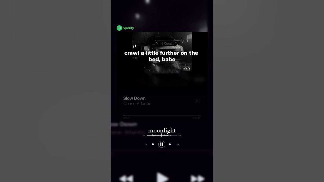 Chase Atlantic - slow down (lyrics)