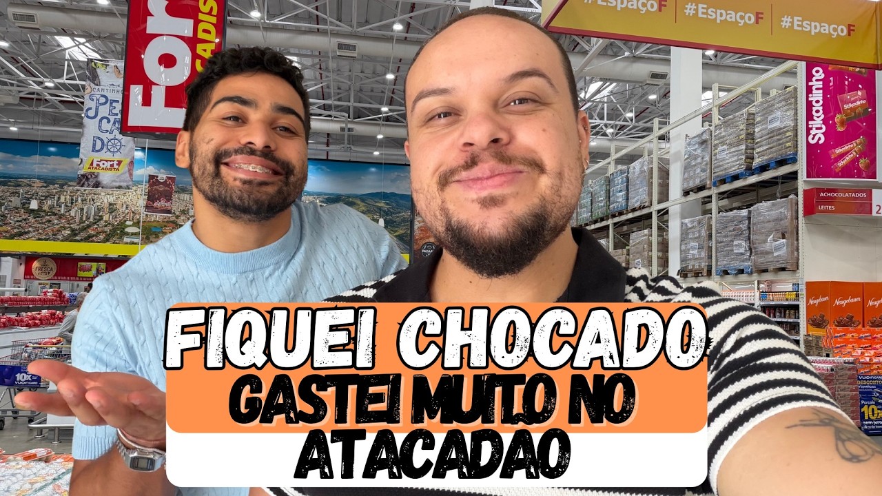 ENTREI NO ATACADISTA E SAÍ CHOCADO PELO PREÇO | Compra do mês gastando MUITO menos, DICA E ECONOMIAS