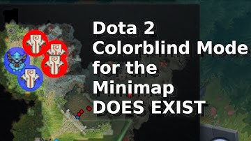 Dota 2 Minimap Colourblind Mode DOES EXIST  Colorblind Mode