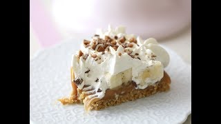 Easy No Bake Banana Banoffee Pie Recipe | HappyFoods