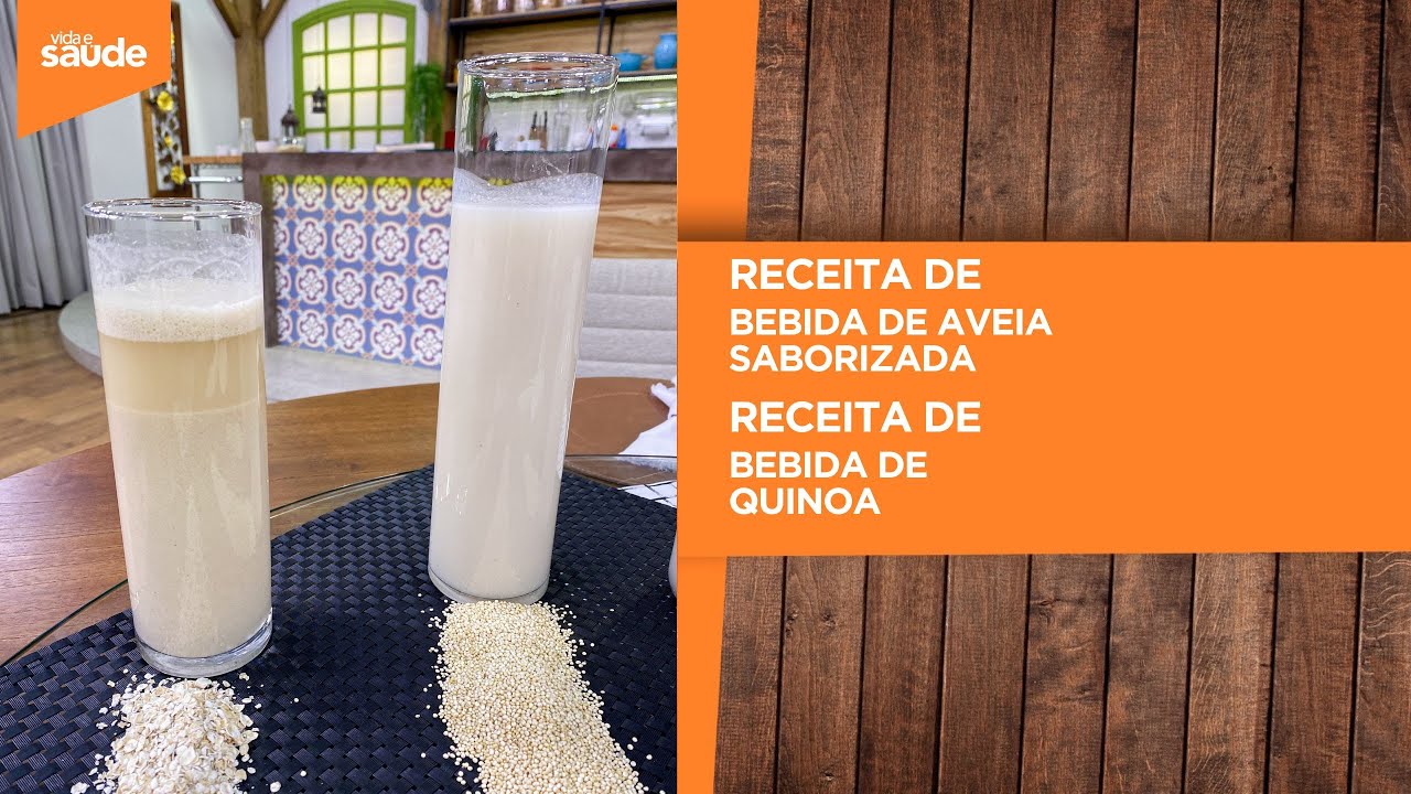 Terça na Cozinha: Bebidas Vegetais - Bebida de aveia saborizada e Bebida de quinoa (15/08/23)