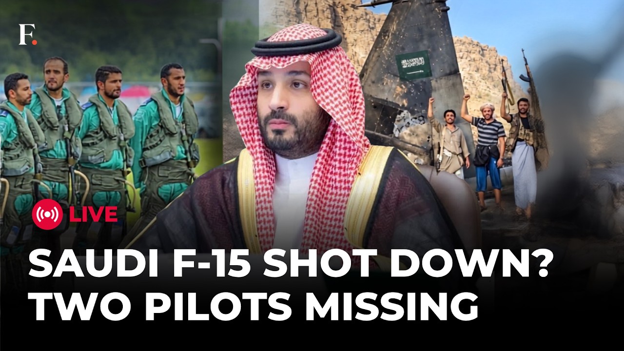 Saudi F-15 Shot Down Over Yemen? | 2 Aircrew Missing In Marib | WAR LIVE thumbnail