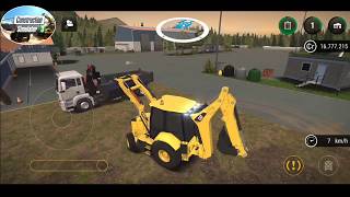Construction Simulator 3 Mobile Gameplau#1 | Flattening Ground Android Gameplay