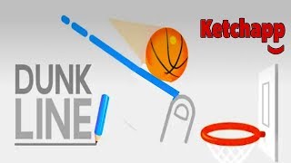 Dunk Line - Draw and Play | iOS & Android GamePlay screenshot 1