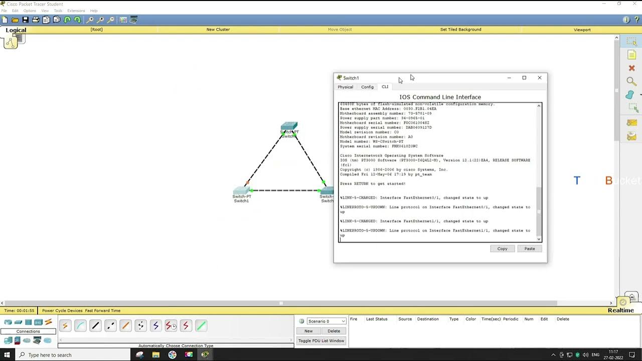 Check spanning tree and root bridge switch - YouTube
