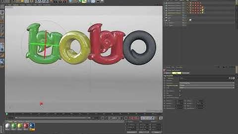 How to make text balloon with Cinema 4D