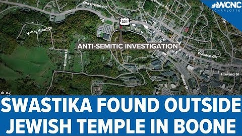 Police find swastika outside Jewish temple in Boone