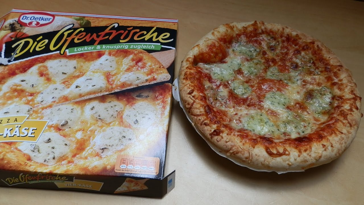 Four Cheeses Pizza Dr Oetker Ofenfrische Youtube