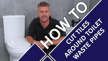 How to Cut Tiles Around Toilet Waste Pipes | Tiling Tips | Full Tutorial Feat. Craig Phillips