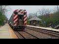 Outbound Metra 359 and Inbound Metra 360 meet at Winnetka, IL