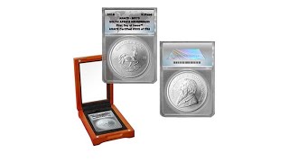 2018 MS70 ANACS FDOI LE 294 Silver South African Krugerr...