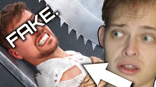 Mr Beast FAKED &quot;World&#39;s Most Dangerous Trap&quot; Video (Proof)