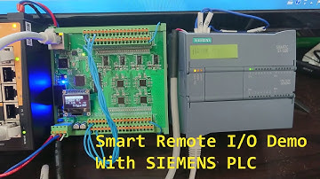 Smart Remote I/O Demo with SIEMENS PLC