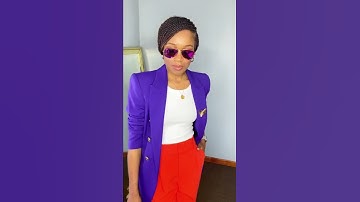 COLORBLOCKING WITH ORANGE & PURPLE #shorts