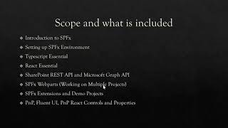 Advanced SPFx Development Orientation