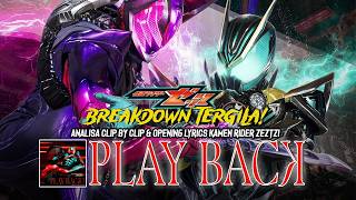 BREAKDOWN OPENING TERGILA! ANALISA LENGKAP! KAMEN RIDER ZEZTZ OPENING THEME | PLAY BACK | Yuta
