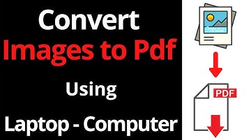 How To Convert Images To Pdf In Windows 10 | Computer, Laptop