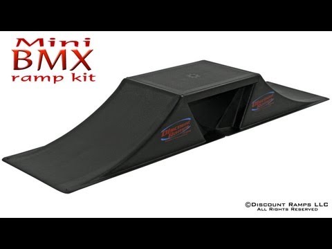 Discount Ramps SK-907 Black 12 Double Launch Skateboard Ramp Kit