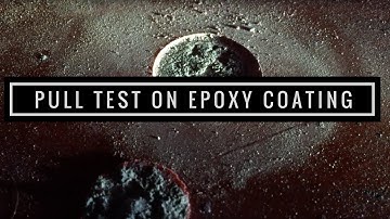 Pull-Test on Epoxy Coating using Elcometer 106 Adhesion Tester