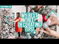 How to DECORATE a CHRISTMAS TREE Step by Step! Easy & thrifty tips!