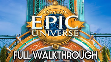 Epic Universe Complete Walkthrough - NEW Universal Studios Theme Park in Orlando, Florida [4K POV]