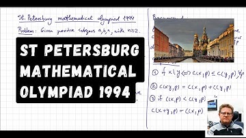 A problem from St Petersburg mathematical olympiad 1994