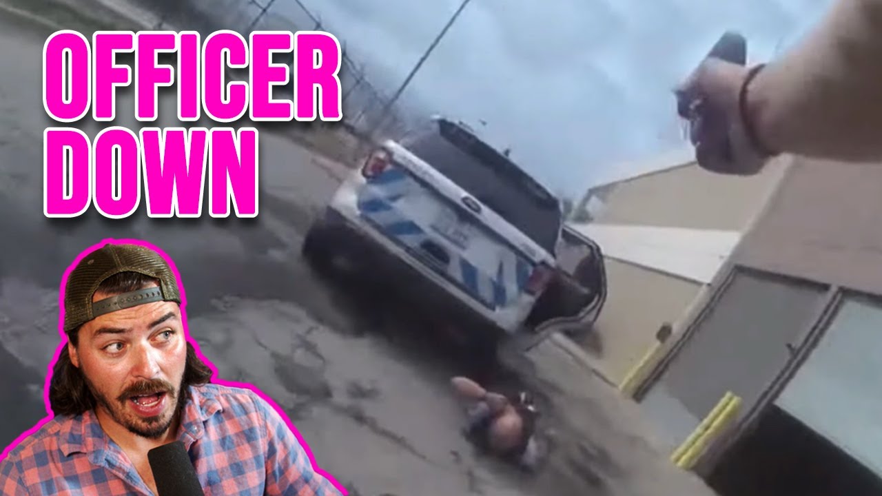 Cop Self Revives to Double Tap His Shooter - YouTube