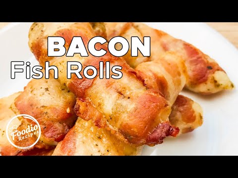 Video: How To Make Bacon-wrapped Fish Rolls