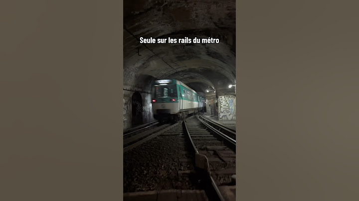 Seule sur les rails du métro | URBEX