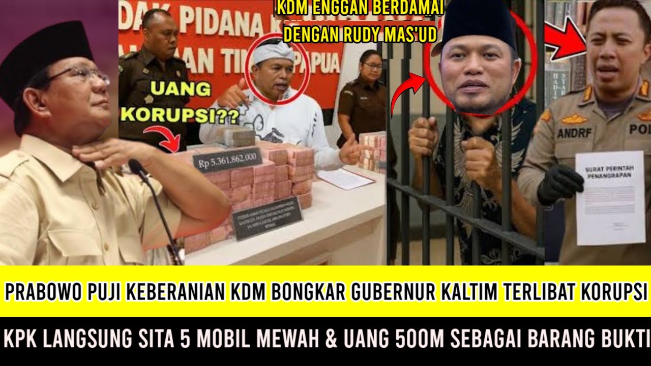 Prabowo Puji Keberanian KDM Bongkar Gubernur Kaltim Korupsi Dana Desa 500M & Terancam Dipenjara 8thn