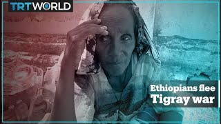 Ethiopians flee from Tigray conflict to Sudan