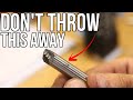 How I Reuse Broken Endmills In My Workshop - Don't Throw Them Away