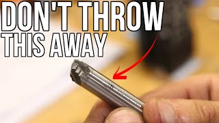 How I Reuse Broken Endmills In My Workshop  Don't Throw Them Away