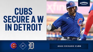 RECAP: Cubs Come Back in 9th to Secure W in Detroit!